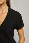 Alanis Recycled V-Neck Tee - Basic Colors