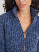 Jackie Half-Zip Pullover Sweater