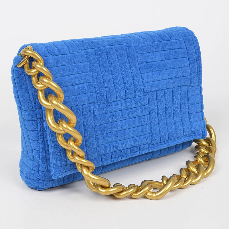 Embossed Terry Clutch