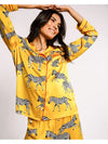 Mustard Zebra Pajama Set