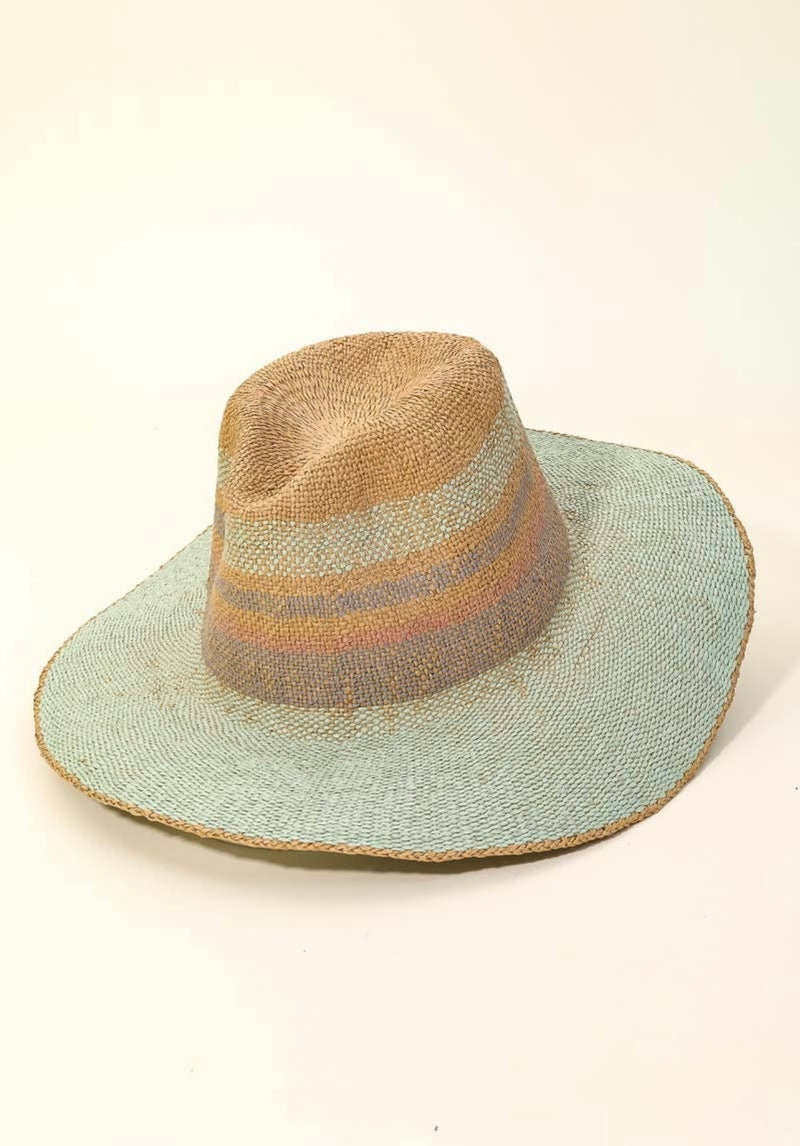 Spring Hue Raffia Hat