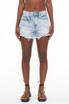 Nova High Rise Relaxed Cut Off Shorts - Wave Vintage